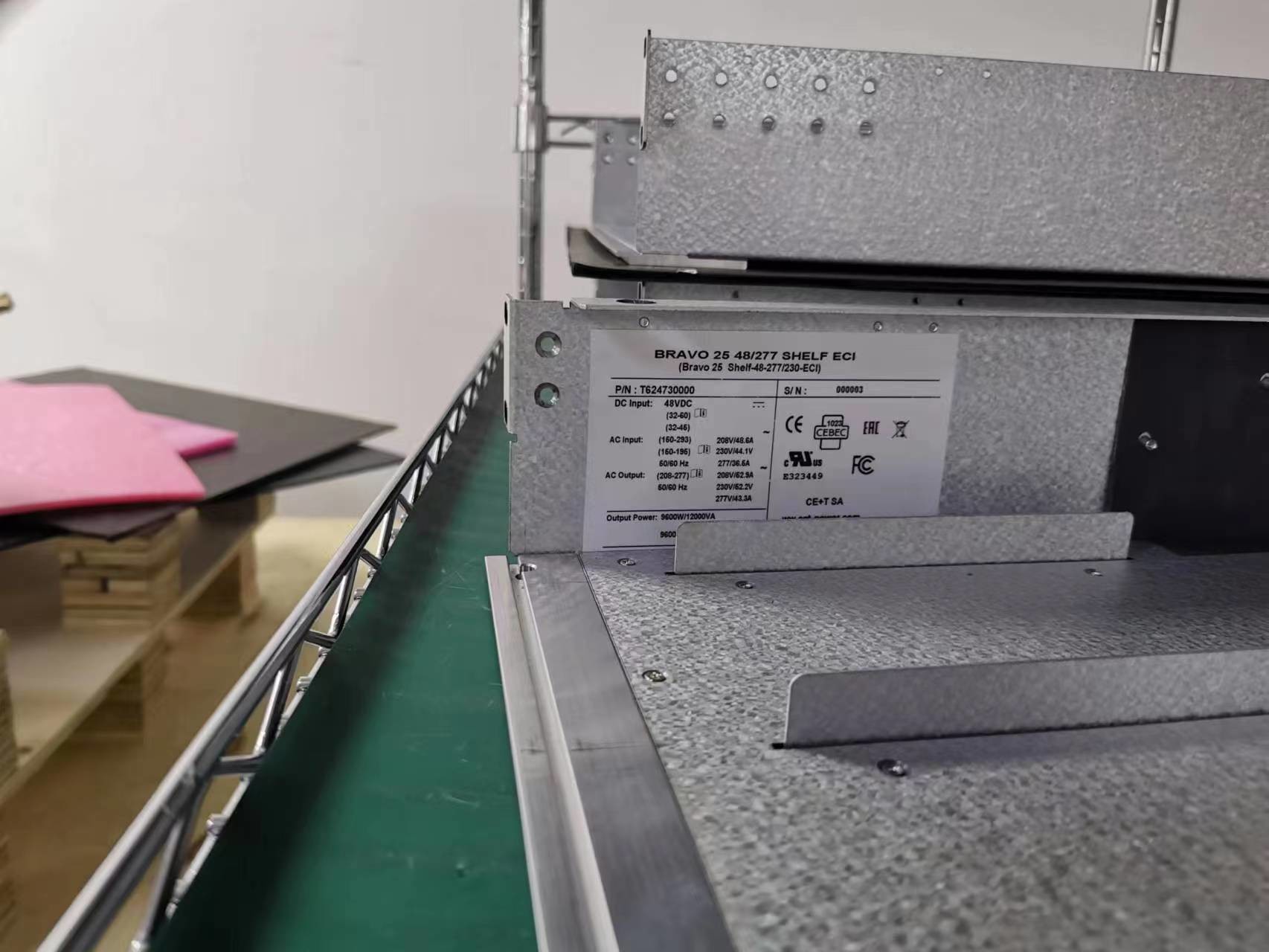 CE+T Power Shelf ECI Bravo 25 полка 48-277/230 -ECI П/Н: T624730000