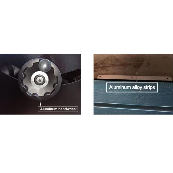 Scie à panneaux coulissante pour le travail du bois 0,75 kW, table de scie de 60 mm