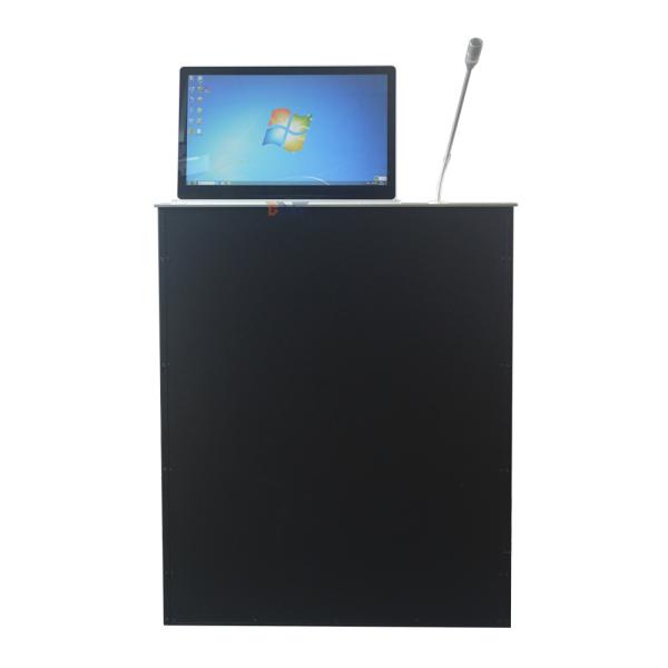 Screen Lift Double Panel Motorized Monitor Lift 15.6/17.3/23.6 Inch Motorized LCD Monitor Lift With Name Display