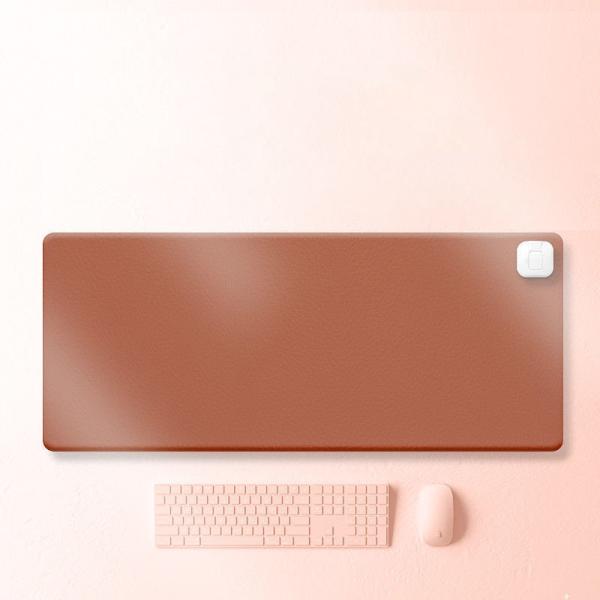 concise style Heat Transfer Printing mouse pad IN Winter household office-use PU leather DIY table desk pad