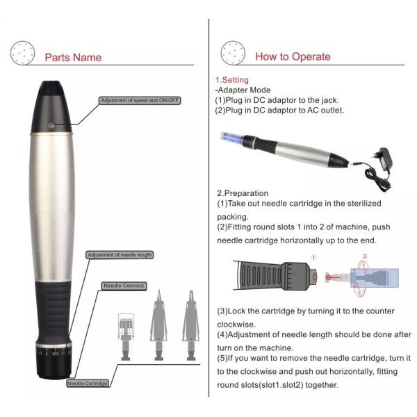 Effortlessly Treat Dark Circles with Electric Derma Dr.Pen A1 Micro Needle Roller OEM