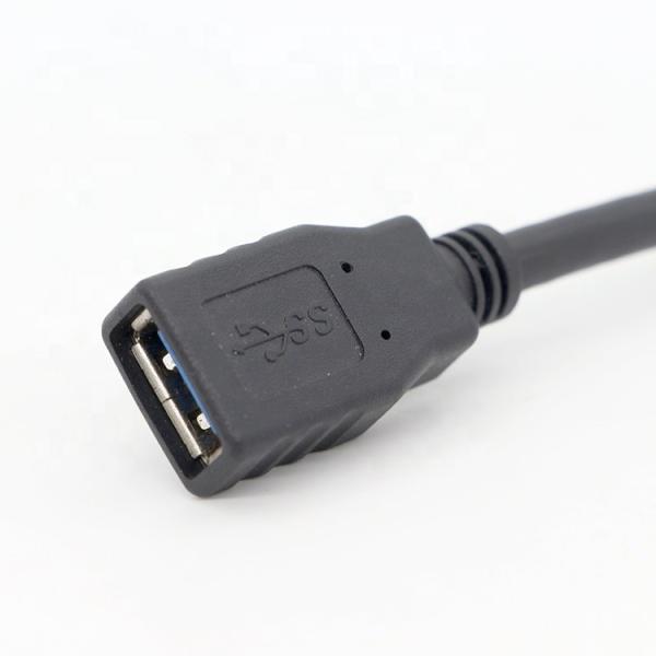 カスタム スーパースピード 低プロファイル USB 3.0 A 女性からUSB 3.0 A 女性 OTG拡張データ充電ケーブル