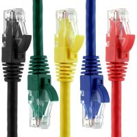 10ft Cat6 UTP イーサネットケーブル RJ45 接続器 - 裸銅
