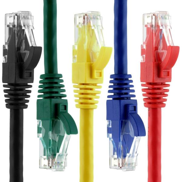 10フィート Cat6 イーサネットケーブル 28AWG UTP 単線銅屋内
