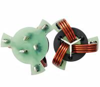 Inducteur à étouffement en mode commun à trois phases à courant élevé à base de ferrite toroïdale à bobine de fil de cuivre plat
