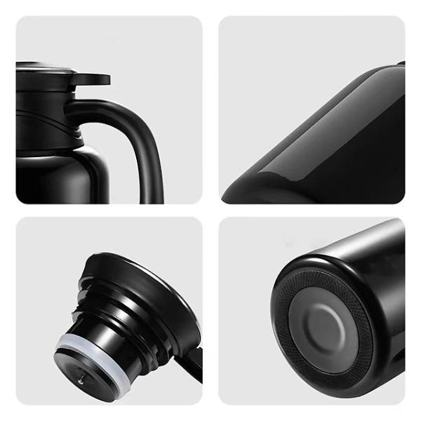 1500ml Stainless Steel Vacuum Bottle with Hot Cold Insulation and Temperature Display
