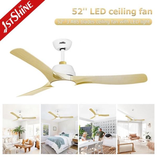 1stshine Reversível Motor LED ventilador de teto com ABS Metal material corpo da lâmpada e 3 lâminas