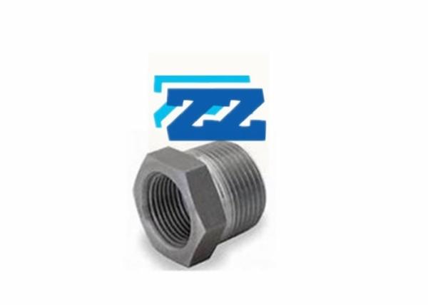 BSPT 1 1 / 2  Carbon Steel Bushing , ASTM A350 LF2 Asme Pipe Fittings