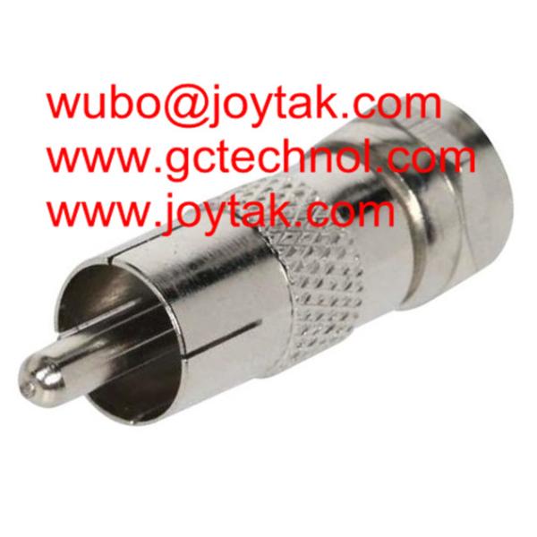 Coaxial Adapter Coaxial Adaptor RCA Male To F Male Connector CCTV Antenna / RCAM.FM