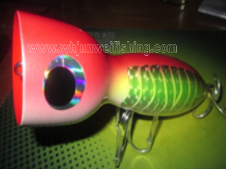 15cm/100g 18cm/125g new style wooden popper  trolling bait fishing lure