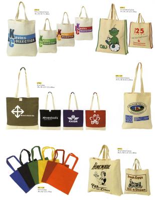 Travel bags, canvas bags and leisure backpacks