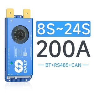 Daly BMS WiFi Active BMS 250 Amperios for LiFePO4 4s 8s 24s 100A 150A 200A 500A Active Balance 1A Built-in Bt 7s 24V 12V 48V