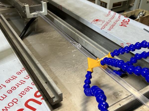 Supermarket Cable Cover Transparent PVC Profile Production Line