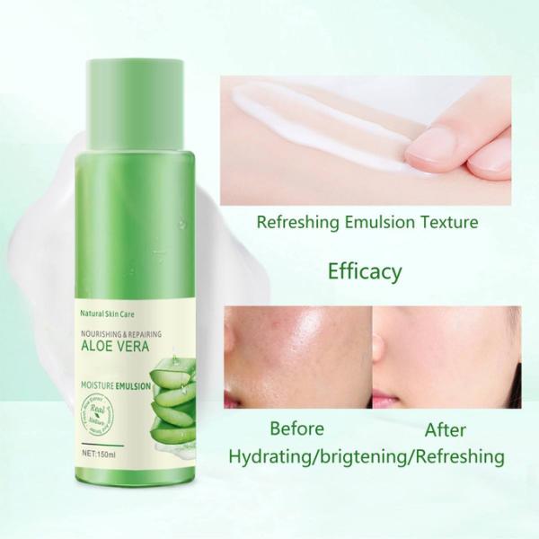 Лосьон сорта Алоэ Вера Эмульсия для лица Лосьон для чувствительной кожи