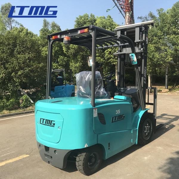 LTMG electric forklift 3.5ton 3ton 2.5ton 2ton blue solid tires side shift optional 3000mm mast