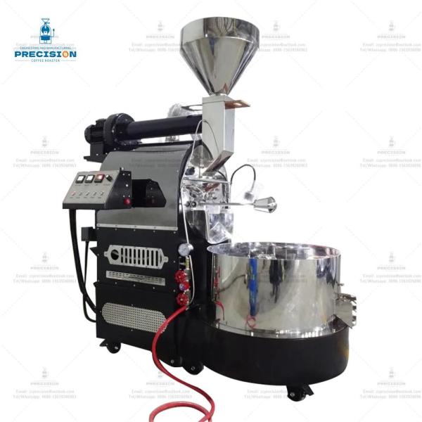 Big Capacity Commercial Coffee Roaster Stainless Steel Drum Roaster CE Certified