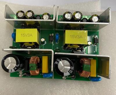 1.0mm PCBA 15V 3A FR4 PCB SMT DIP Assembly Heating Fan Power Supply Board