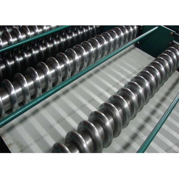 PLC гофрировал настилать крышу машина гидравлического инструментального металла машины 0.6mm вставая на сторону