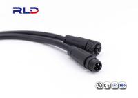 M12 conector circular plástico impermeable 6 Pin Cable Wire Connector