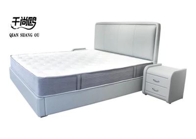 Soft Leather Classic Upholstered Platform Bed Simple Convenient