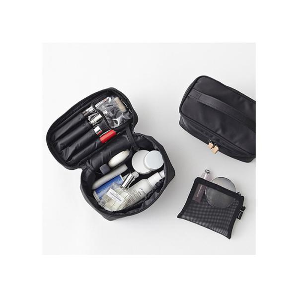 Stylish Cosmetic Organizer Travel Case / Makeup Organizer With Mirror Easy Carry