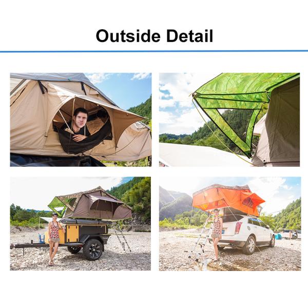 крыши крыши раковины автомобиля Suv Rainproof перемещения ткани 4x4 алюминиевого располагаясь лагерем шатер мягкой верхний с окном в крыше
