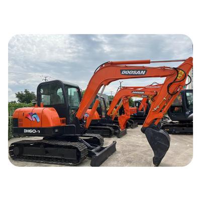 Excavadora mini doosan DH60-7 usada Excavadora doosan hidráulica