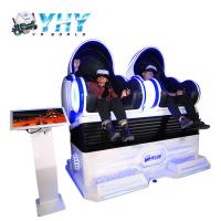 Chaise de simulateur de mouvement de l'oeuf VR de la chaise de jeu virtuelle de YHY 9D 2.5KW double