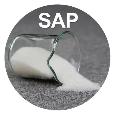 Polyacrylate de sodium polymère super absorbant (SAP) pour poche de glace