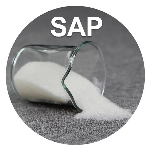 Polyacrylate de sodium polymère super absorbant (SAP) pour poche de glace