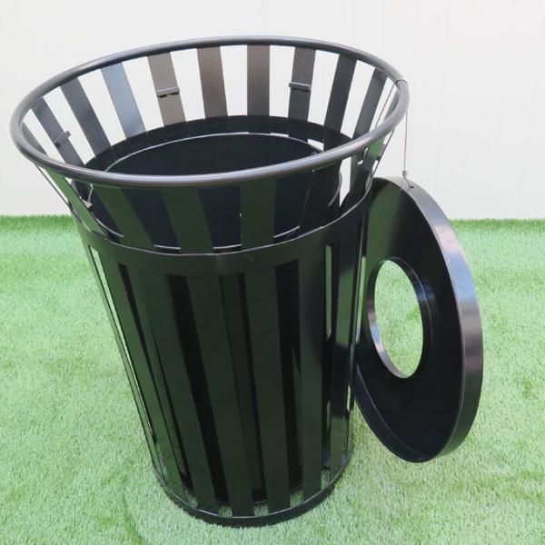 143L Metal Outdoor Trash Can