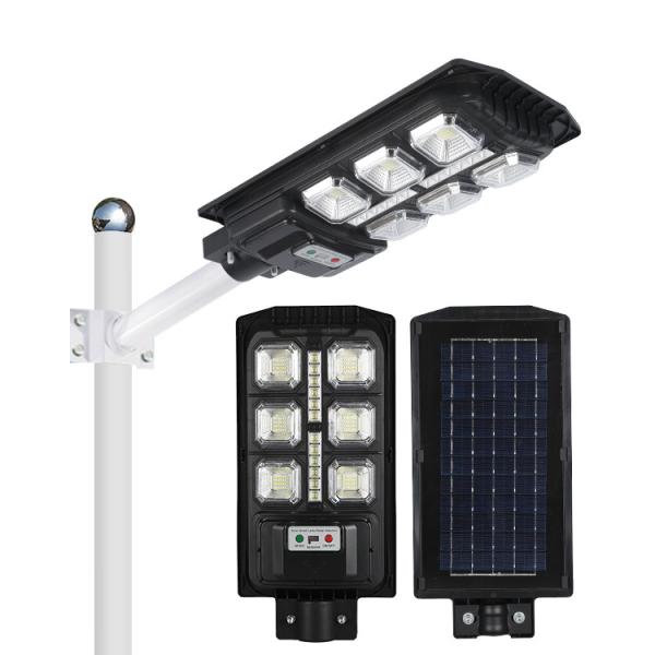 50w 100w 150w 200w 300w 400w waterproof IP65 ABS  integrated led all in one solar street light outdoor dusk to dawn