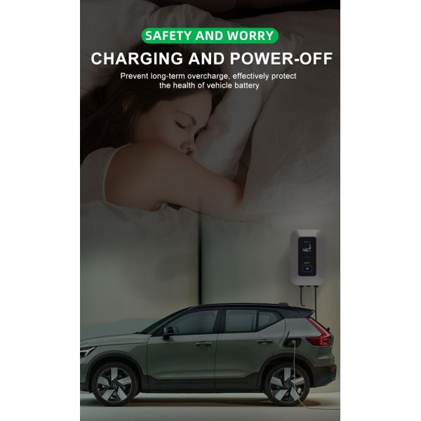 Factory Customized 7kw 11kw 22kW RFID EV Wallbox Electric Car Charging Station with Type1 Type2 DC AC Car Charger