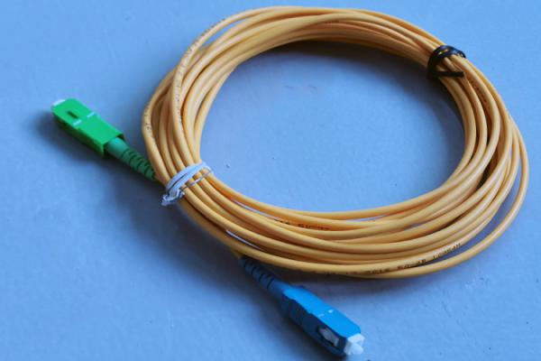 SM SX SC /APC-SC/UPC 3MM 5M Fiber Optic Patch Cable Excellent Repeatability