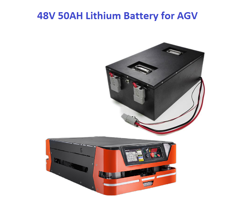 Электрический вилочный погрузчик Lifepo4 с литийными аккумуляторами OEM 48V 200Ah 300Ah 50Ah для AGV