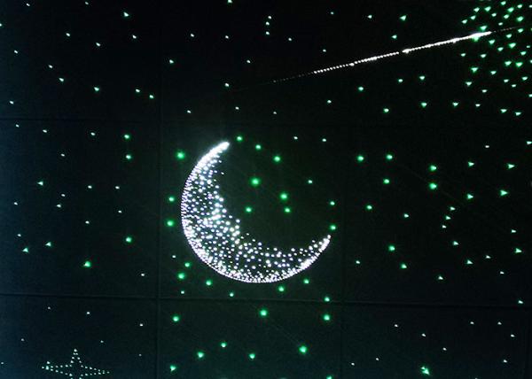 Luz de teto estrelado do céu da luz popular luxuoso da fibra ótica da estrela do céu para a decoração