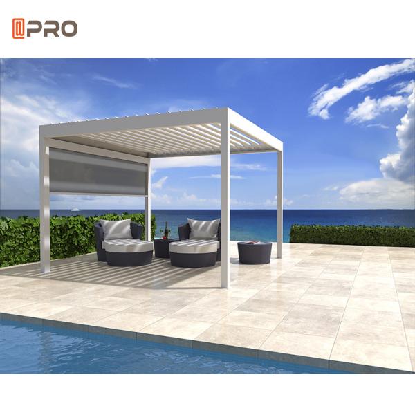 Automatic Waterproof Outdoor Customized Garden Aluminum Pergola Louver Roof