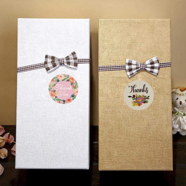 таможня 3.8cm благодарит вас ярлыки стикера для герметизируя украшения вещества