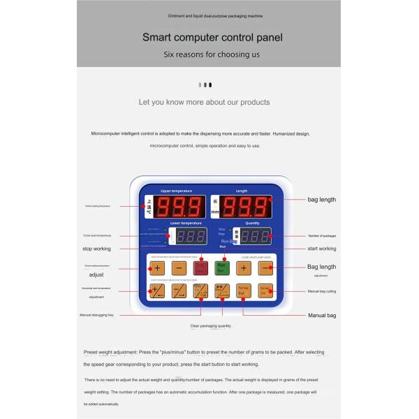 Automatic Multi Lanes Liquid Sachet Packing Machine for Honey Sauce Paste and Ketchup