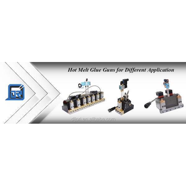 HIGH PRESSURE SPEED REGULATED HOT GLUE APPLICATOR WITH 2 TANKS