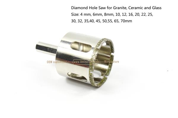 Diamond Hole Saw for Granite, glass and granite hole,Power Tools,Drill