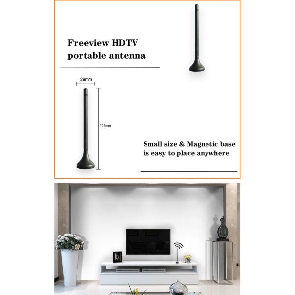 Indoor TV Antenna Digital HDTV 4k 1080p ATSC Standard 20-50 Miles With USB Amplifier