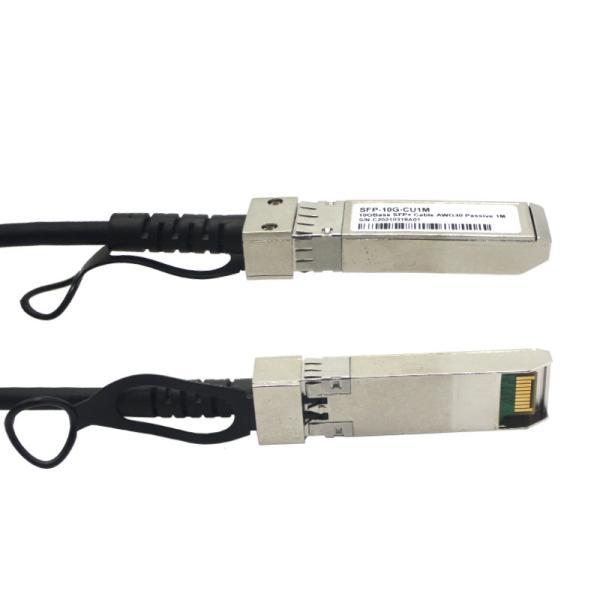 кабель присоединения Twinax меди 10G SFP+ 1m пассивный сразу