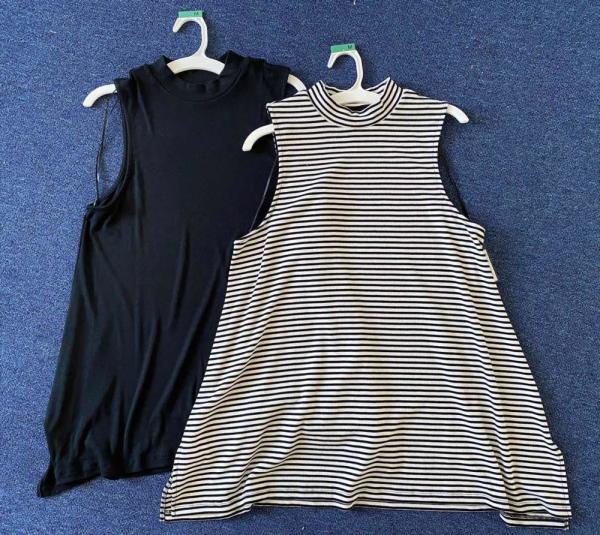 Soft Summer Dark Blue Ladies Dress Clothing 63% Rayon 34% Polyester