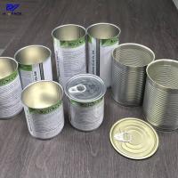 Cannes en fer pour aliments pour animaux de compagnie sans BPA et ouvertes facilement