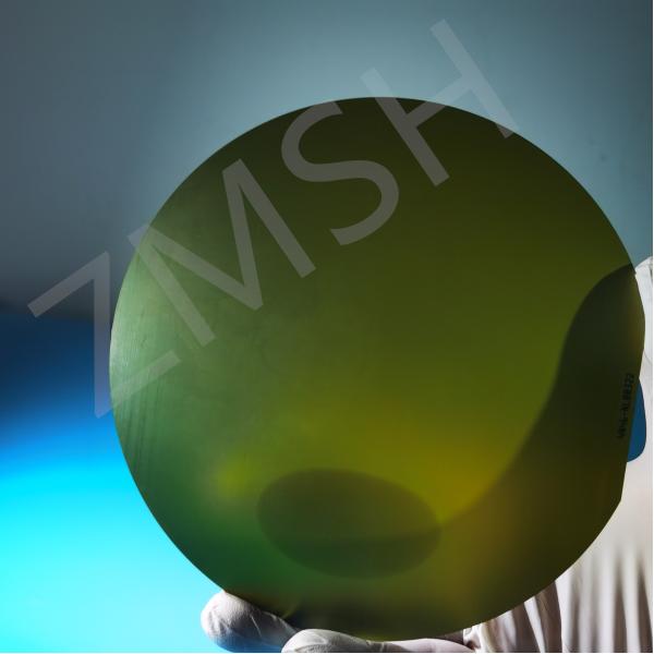 4H-SEMI Силиконовый карбид Си-Си субстрат 2 дюйма толщина 350um 500um Прайм-класс фиктивный класс Си-Си вафель