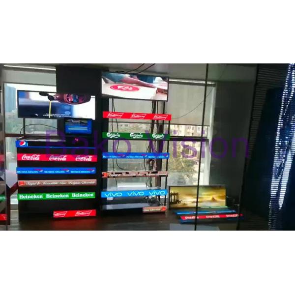 Full Color Display Indoor Fixed LED Display Advertising Ultra HD Full Color P1.25 IP43 Shelf LED Display Screen