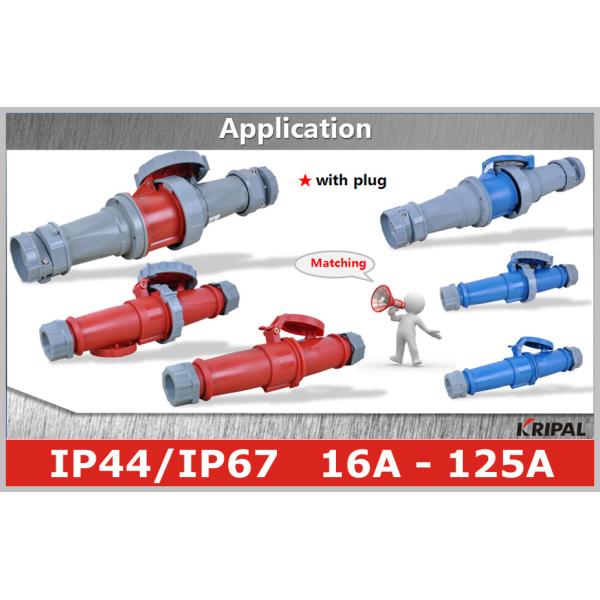 Three Phase CEE Industrial And Multiphase Power Plugs And Sockets