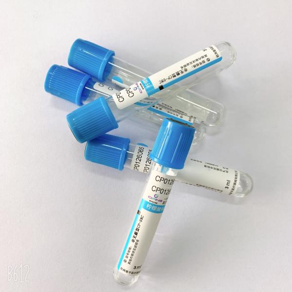 Tubos personalizados da pinta do tamanho para ISO 13485 do CE do teste da coagulação de sangue aprovado