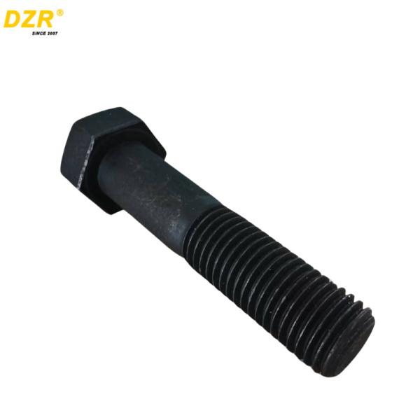 Smooth Finish Excavator Track Bolts High Durability For Excavator Parts